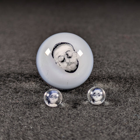 Weasel.Glass - Mac Miller Slurper Set (Marble & 2 Pearls)