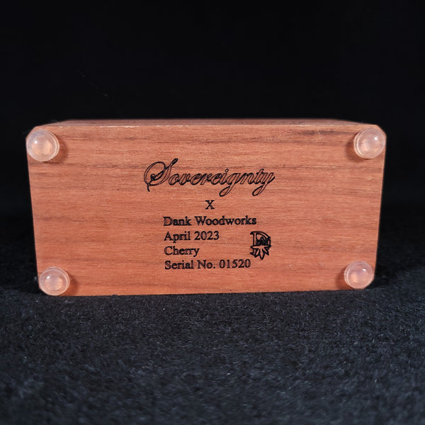 Sovereignty Glass x Dank Woodworks - 2 Slot Wooden 18mm Slide Stands 2025