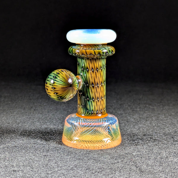 Steve Sizelove - Puffco Peak Dry Top - Moonstone & Retti & Bubbletrap with Cab & Orange Lippies