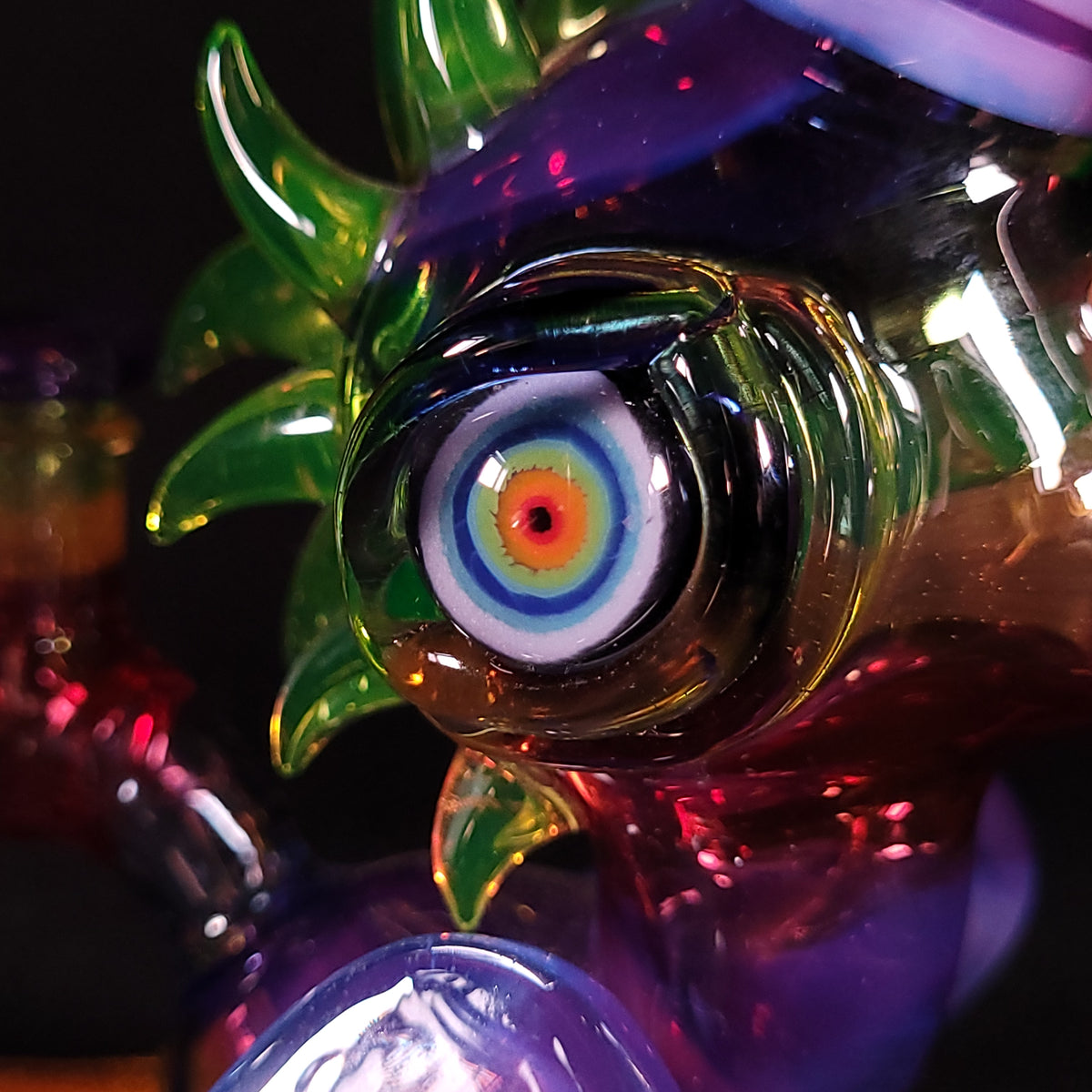 RJ Glass - UV Rainbow Macaw