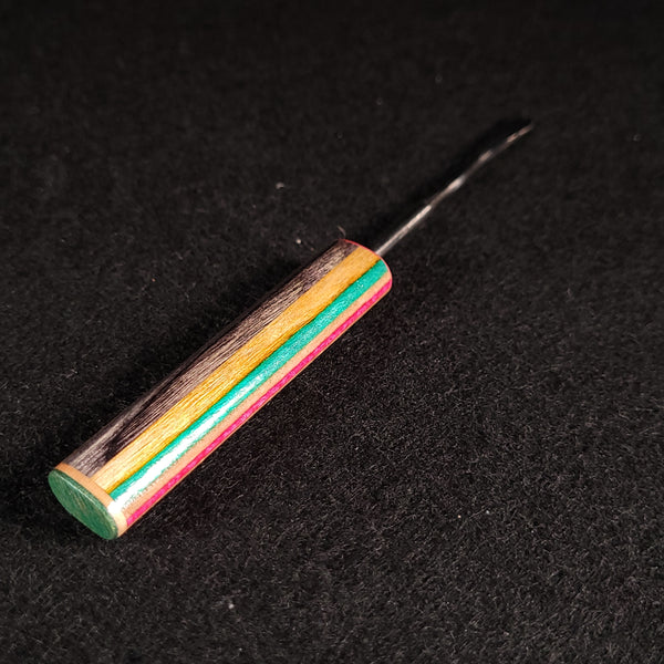 Dead Deck Tools - Custom Pouch and Dabber - Chunk Tip Oval Rainbow