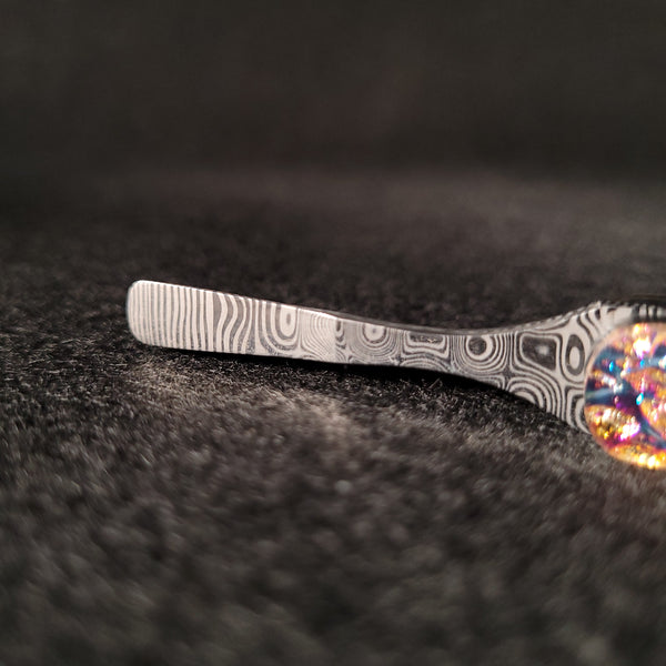 Rozin Sticks - Damascus Steel & Resin Dabbers