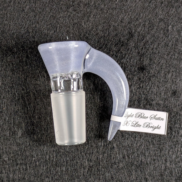 Sovereignty Glass - Light Blue Satin & Lite Bright Full Accent 18mm Slide