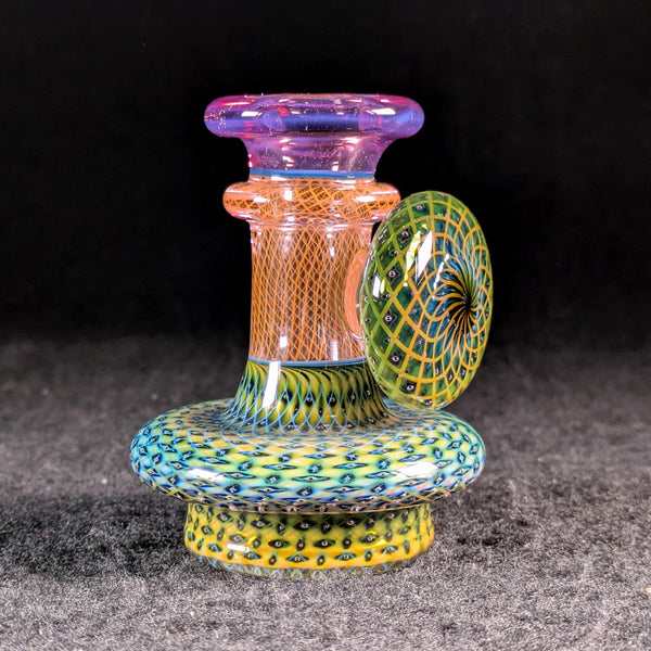 Steve Sizelove - Puffco Peak Dry Top - Telemagenta & Retti over Bubbletrap with Cab