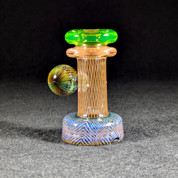 Steve Sizelove - Puffco Peak Dry Top - Ion & Retti over Bubbletrap with Cab & Steel Wool Lippies (UV)