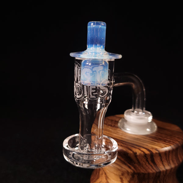 Zach Brown Glass - 2026 Baller UFO Stoppers - Moonstone (double sided hybrid)