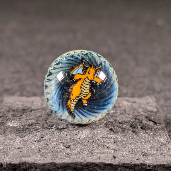 Steve Sizelove x Firefox Glass x Slick Rick Glass - Bubbletrap Pokemon Marbles