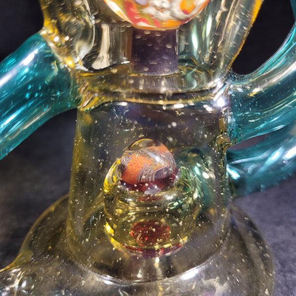 SlickRick Glass - Venom over Terps and Ghosted Atlantis - Mini Tidal Wave Faceted MiB