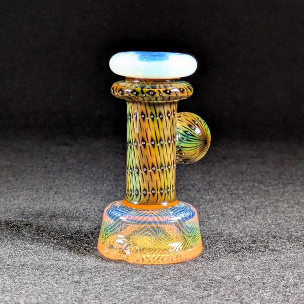 Steve Sizelove - Puffco Peak Dry Top - Moonstone & Retti & Bubbletrap with Cab & Orange Lippies