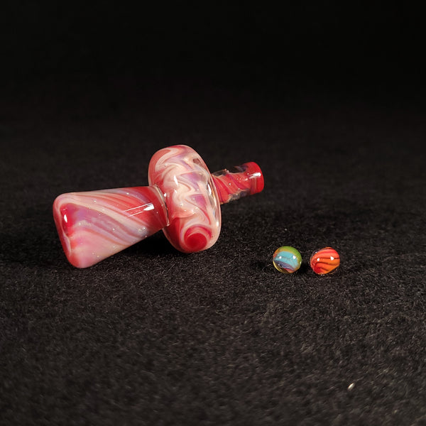 Onlyzamasu - Slurper Set (Marble/Cap & 2 Pearls)