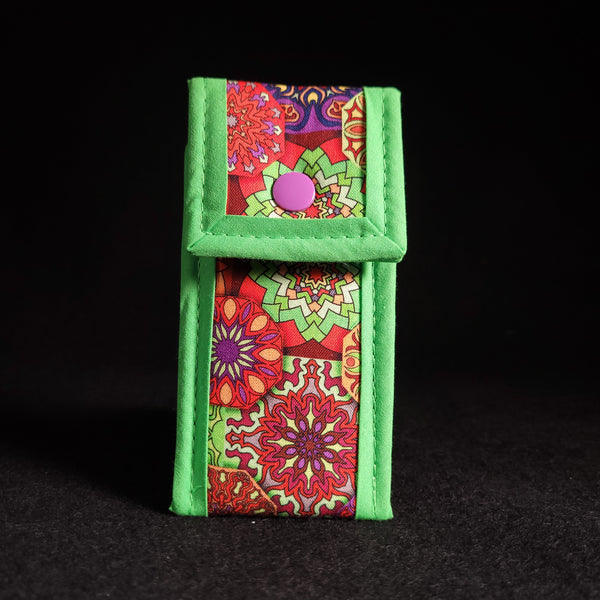 Wook Wear - Dab Tool Wallet (Green Paisley)