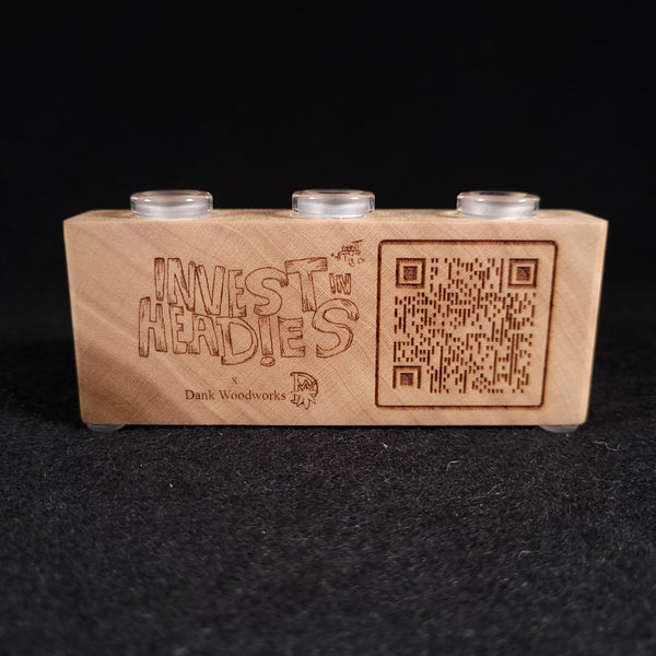Investinheadies ✖️ Dank Woodworks - Multi-Slot 10mm Banger Blocks