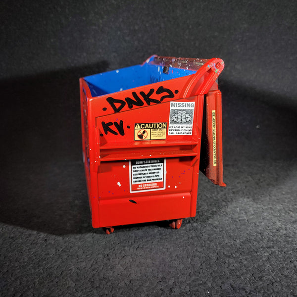 Dab Dumpsters - Red TSV Graffiti Dumpster