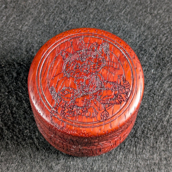 Ted's Trees x Invest In Headies x Vincent Gordon - Wood Carved Miron Concentrate Jars