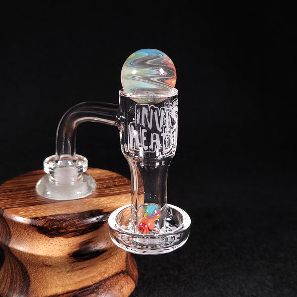 Onlyzamasu - Slurper Set (Marble/Cap & 2 Pearls)