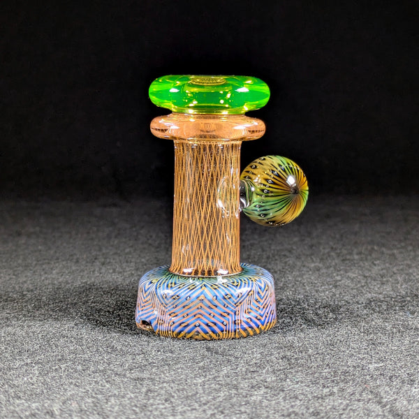 Steve Sizelove - Puffco Peak Dry Top - Ion & Retti over Bubbletrap with Cab & Steel Wool Lippies (UV)