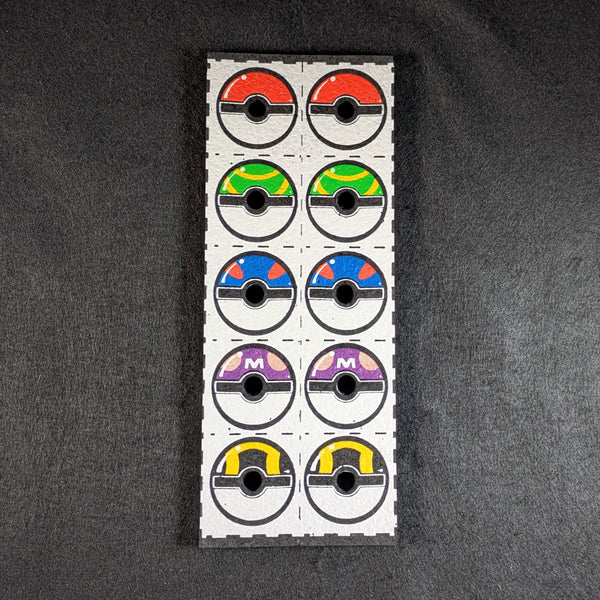 Dark Mountain Cult - Double Strip Pokeball Acid Tabs Marble Holder