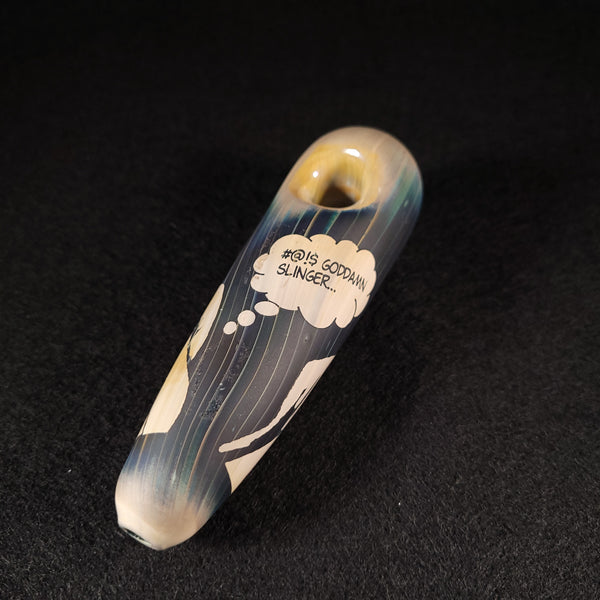 M. Slinger - Steamroller Sandblasted Princess Leia behind the scenes Pipe