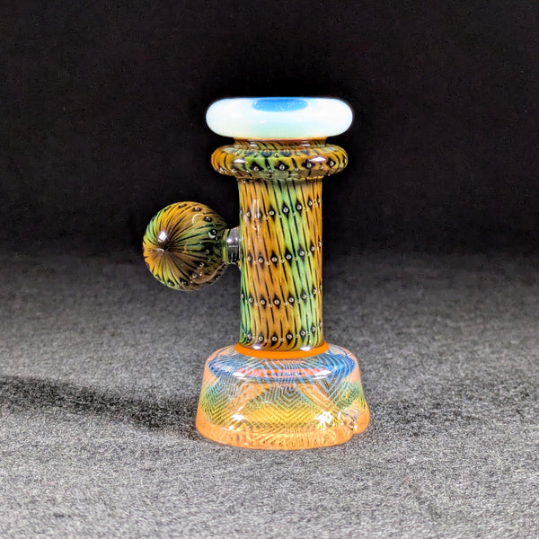Steve Sizelove - Puffco Peak Dry Top - Moonstone & Retti & Bubbletrap with Cab & Orange Lippies
