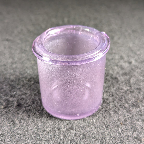 maxed_out_glass - Wild Berry Over White Satin Baller Jar