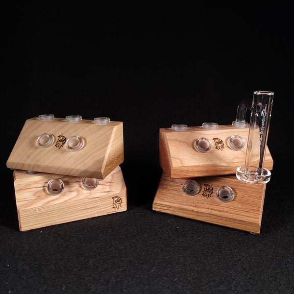 Investinheadies ✖️ Dank Woodworks - Multi-Slot 10mm Banger Blocks