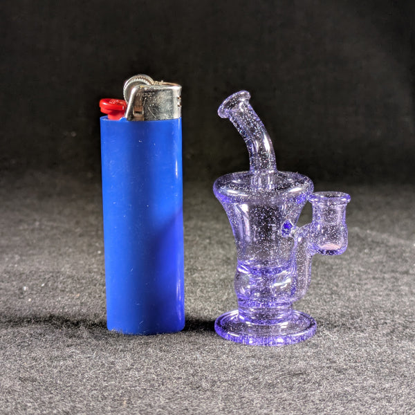 Blais Glass - 6mm Purple Lollipop Nano Jammer