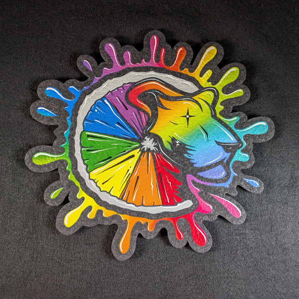 Lyons Glass - Rainbow Citrus Lyon Mat