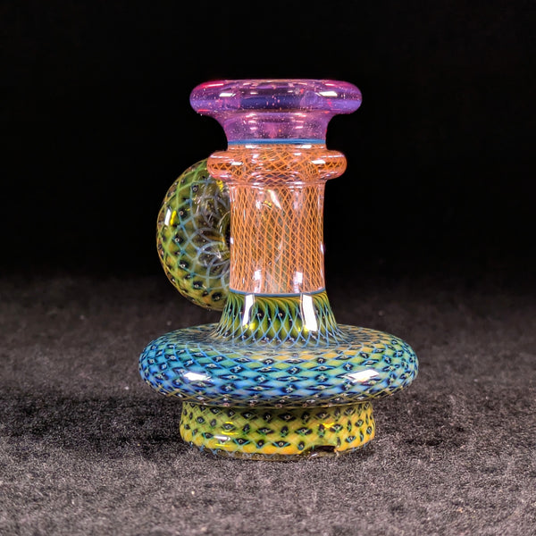 Steve Sizelove - Puffco Peak Dry Top - Telemagenta & Retti over Bubbletrap with Cab