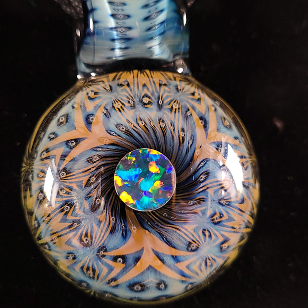 Steve Sizelove - Blue Bubbletrap Pendant 2025