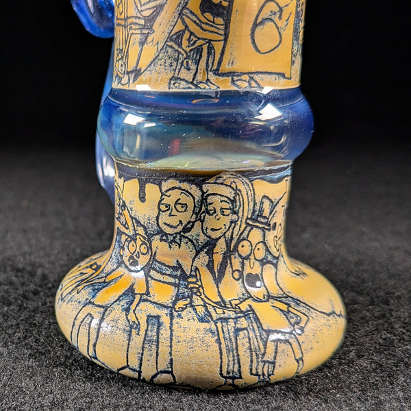 Boro.Vitrics X ProfxGlass - Rick and Morty Carved Collab Blooper