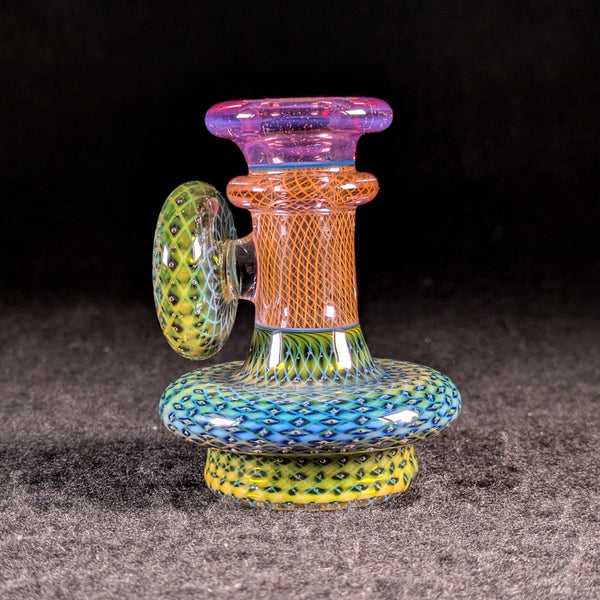 Steve Sizelove - Puffco Peak Dry Top - Telemagenta & Retti over Bubbletrap with Cab