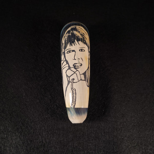 M. Slinger - Steamroller Sandblasted Princess Leia behind the scenes Pipe