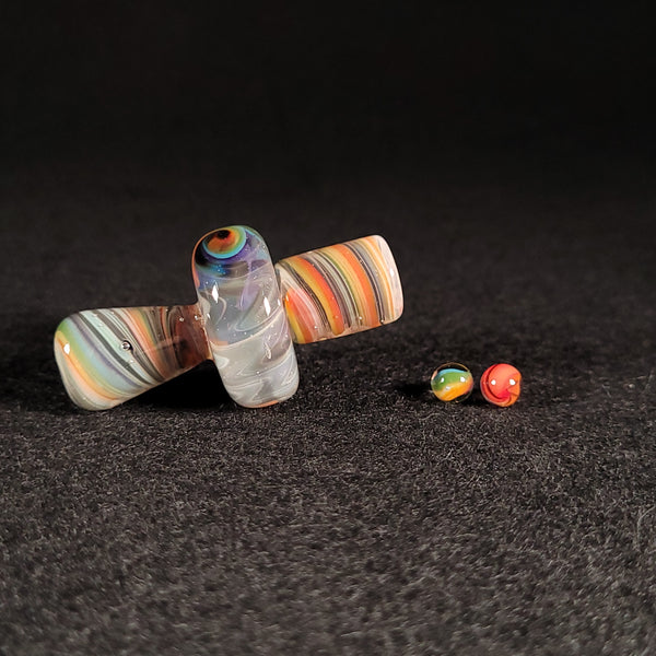 Onlyzamasu - UV Slurper Set (Marble/Cap & 2 Pearls)