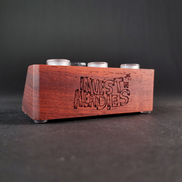 Investinheadies ✖️ Dank Woodworks - Multi-Slot 10mm Banger Blocks