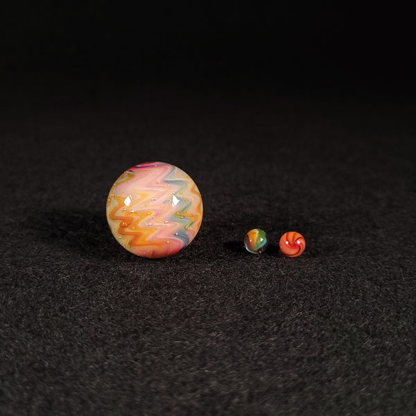 Onlyzamasu - UV Slurper Set (Marble/Cap & 2 Pearls)