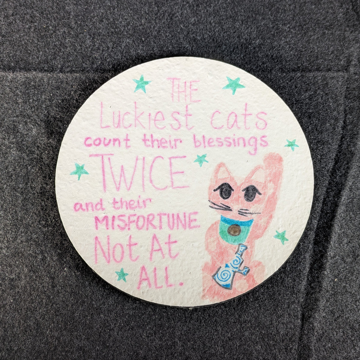 Smiles Make Sounds - Lucky Cat Moodmat