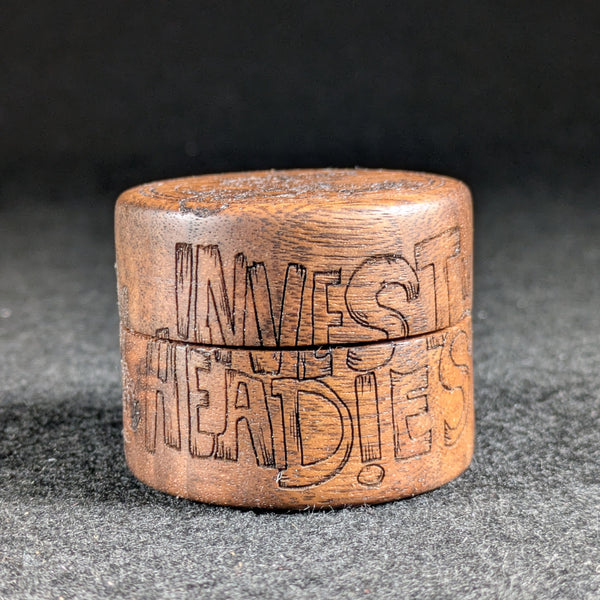 Ted's Trees x Invest In Headies x Vincent Gordon - Wood Carved Miron Concentrate Jars