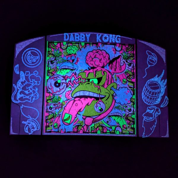 Dark Mountain Cult x 74Lands - Dabby Kong Cartridge Mat (UV & Glow in the Dark)