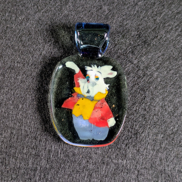Erin Bourguignon - Potion CFL White Rabbit Pendant (Alice in Wonderland)