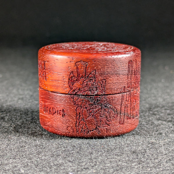 Ted's Trees x Invest In Headies x Vincent Gordon - Wood Carved Miron Concentrate Jars