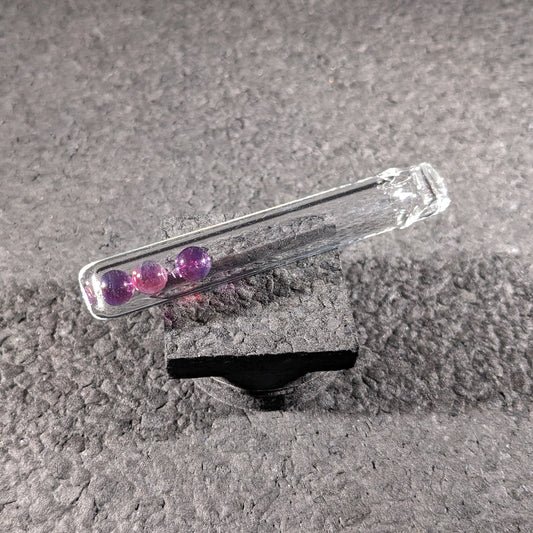 JNG Studios - Royal Jelly/Telemagenta Fidget Stick Pendant (3 Pearl)