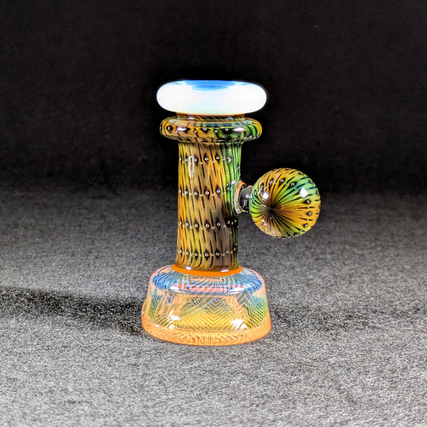 Steve Sizelove - Puffco Peak Dry Top - Moonstone & Retti & Bubbletrap with Cab & Orange Lippies