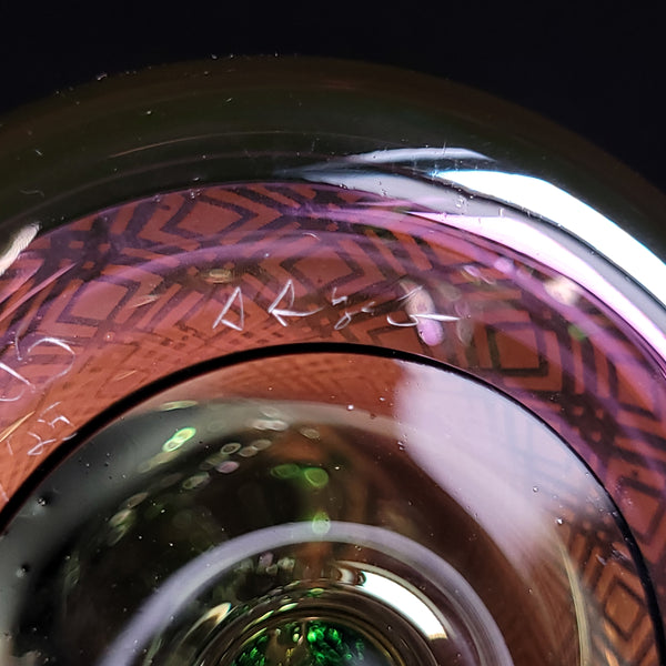 Blais Glass X Sizelove -  2025 Collab Jammer Crippy / Dark Amethyst and Fume Tech