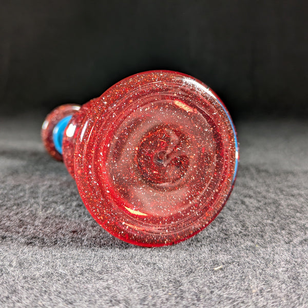 ProfxGlass - Peacock and Red Blizzard - Double Blooper