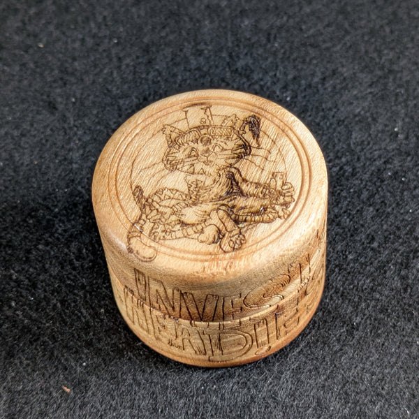 Ted's Trees x Invest In Headies x Vincent Gordon - Wood Carved Miron Concentrate Jars