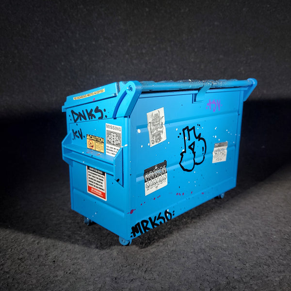Dab Dumpsters - Blue TSV Graffiti Dumpster