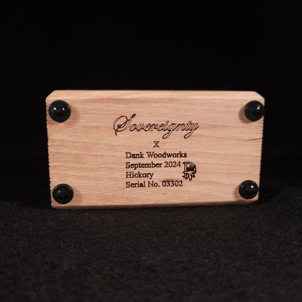 Sovereignty Glass x Dank Woodworks - 2 Slot Wooden 18mm Slide Stands 2025