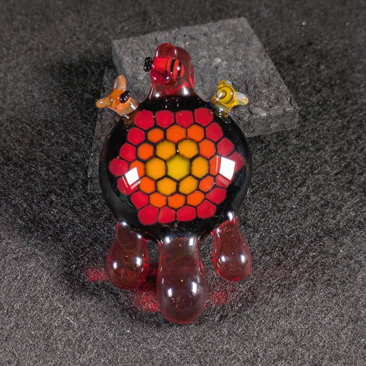 Joe P Glass - Honeycomb Drip Pendant
