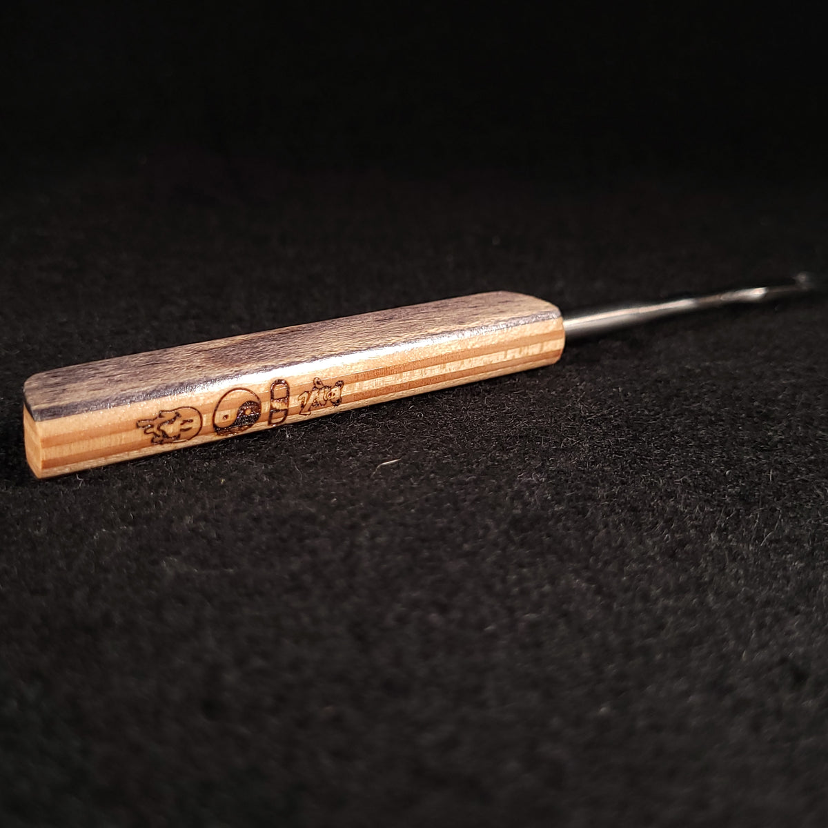 Dead Deck Tools - Custom Pouch and Dabber - Earthy Hieroglyphics