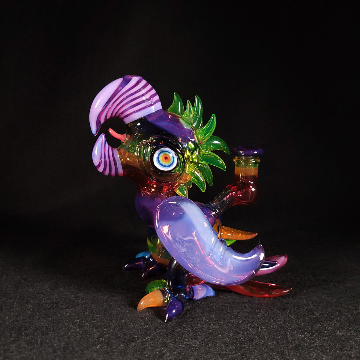 RJ Glass - UV Rainbow Macaw